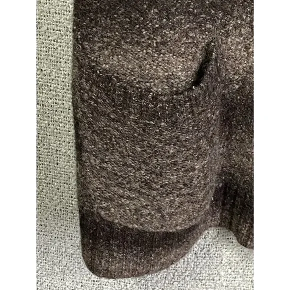 Lucky Brand Y2K Hooded Cardigan Sweater Women’s XL 100% Wool 90’s Grunge Retro - Picture 6 of 11